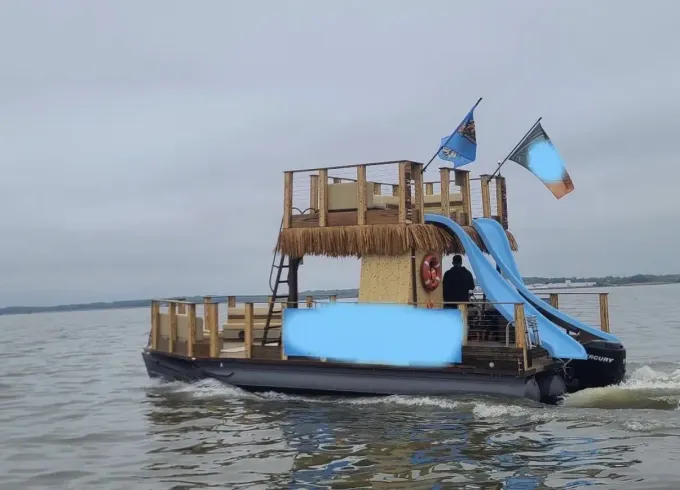 12 Passenger Double Decker Slide Boat Available in Wildwood and Cape May