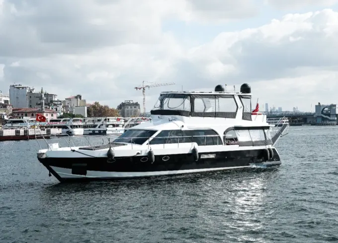 Exclusive Bosphorus Escape Aboard 69ft Custom Yacht – Tailored Private Charter