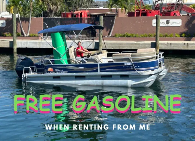 Pontoon Rental Boca Raton or Pompano Beach 🏖️ Free Gas⛽️