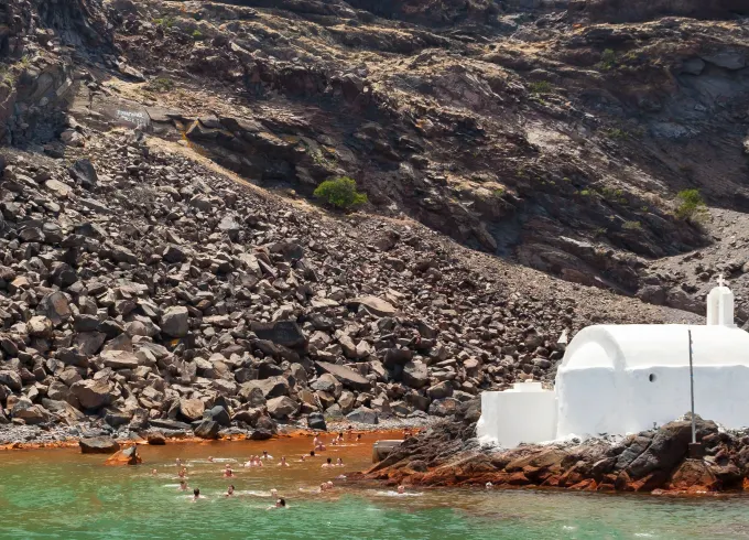 Caldera Motor Boat Private Cruise & Volcano Hike