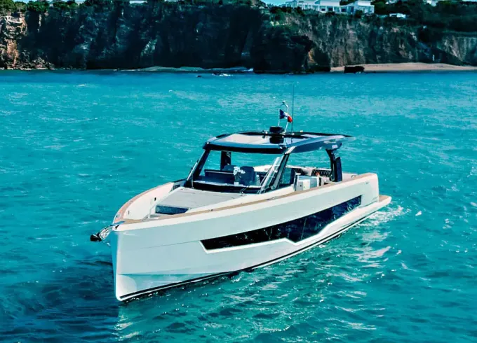 53ft Fjord Motor Yacht – Luxury Day Charter | St.Barth