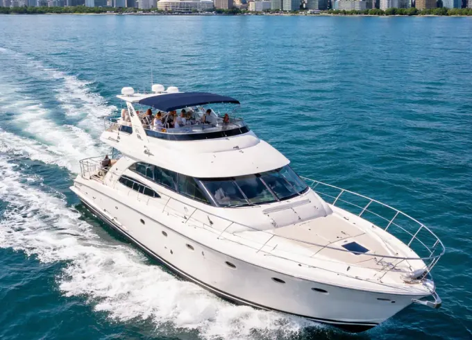 Luxurious 60ft 2-Storey Carver Voyager Motor Yacht in Toronto