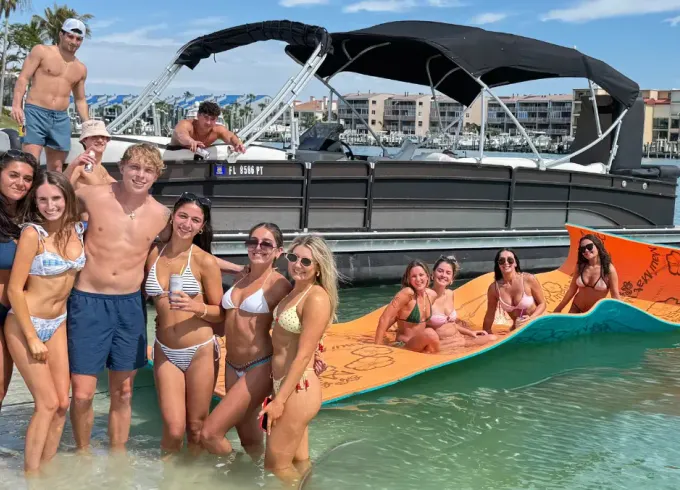 "Megatoon" charter in St. Petersburg, FL