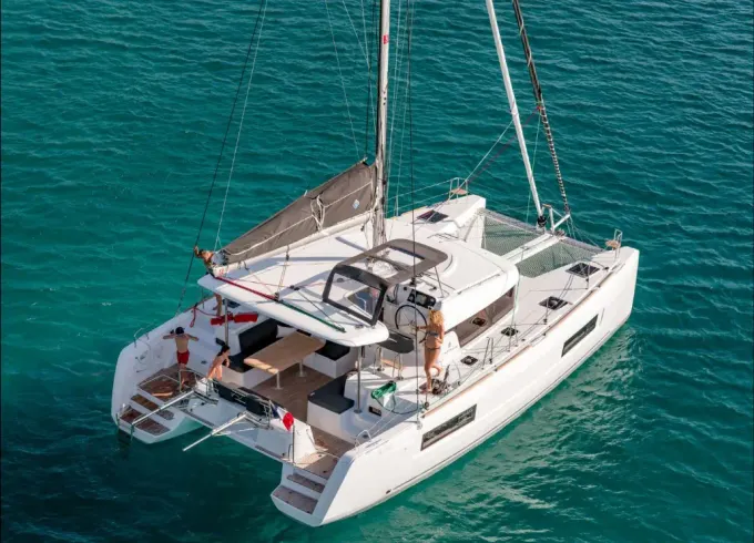 Rent a Lagoon 40 catamaran out of Herzliya Marina for a fun time