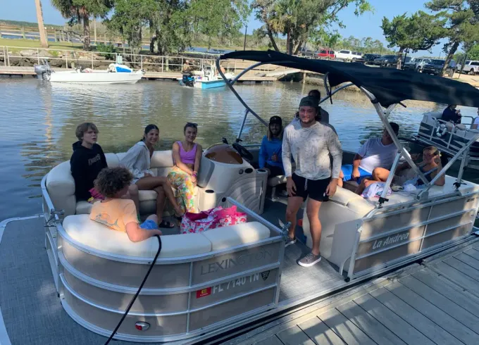 Pontoon Boat, Party/Lounge Palm Coast or St Augustine 12 Passenger Free Fuel