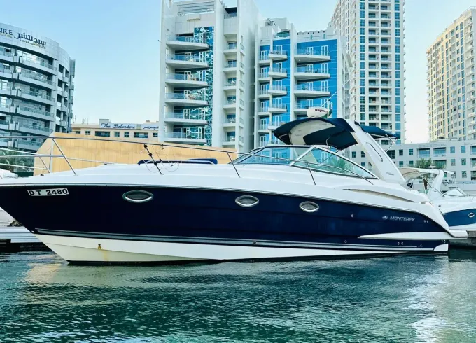 Monterey Luxury Cruiser Yacht Charter in Dubai, United Arab Emirates