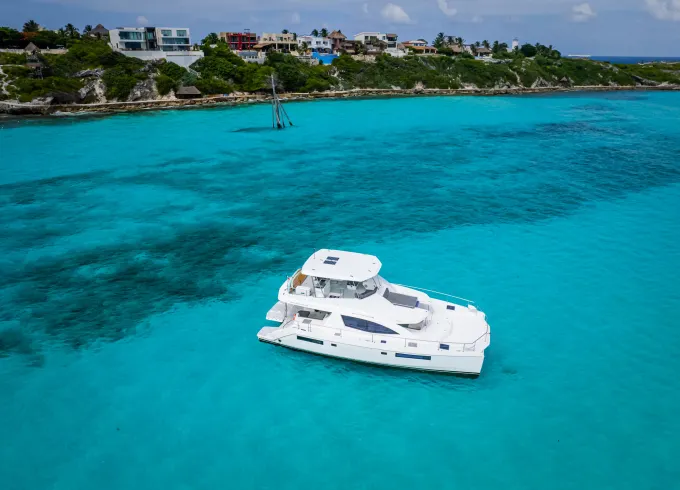Leopard 51’ Luxury Catamaran – Chef, Open Bar & More | Cancun
