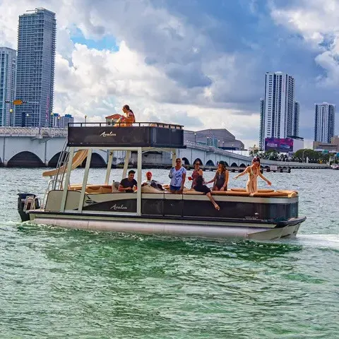 27ft Double-Deck Pontoon w/ Water Slide – The Ultimate Party Boat!