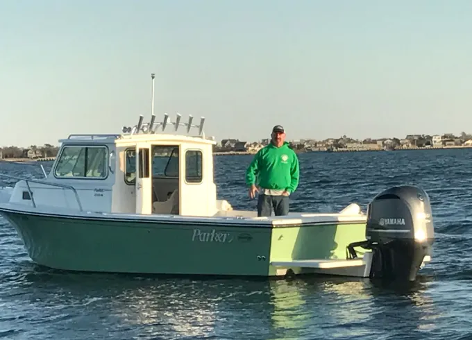 Fishing and Clamming Trip onboard the 23ft Parker Sport Cabit Boat