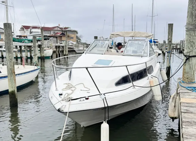 22’ Bayliner Cruiser with Onboard Water and Toilet - 5 People