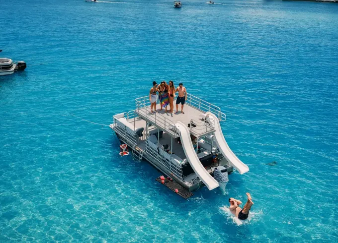 Huge Double Decker With Slides🛝, Games🎉 & Music🎶