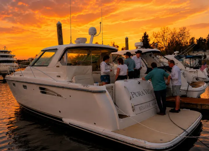 Sunset Cruise on Lake Washington - 42ft Sea Ray 340 Sundancer Motor Yacht