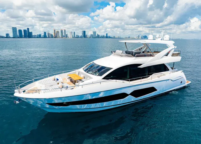 Luxurious 78ft Sunseeker with Tender and water toys serving South Florida