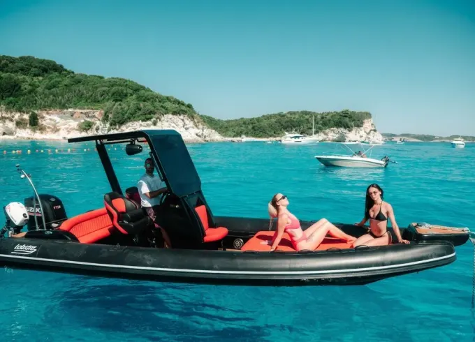 Stylish Black RIB-175HP-Up to 8 Guests| Perfect for Sea adventures