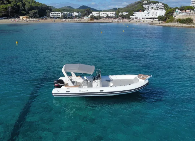 Rib Capelli Tempest 7.5 with 250 Hp outboard motor in Santa Eulària des Riu