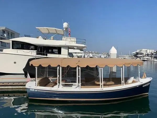 21' Electric Gondola Captained Cruise - Sunset, Romance or Dinner Options