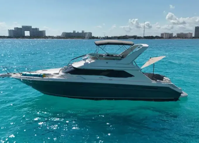 Sea Ray 50ft Private Yacht Charter in Cancun for up to 17 Guests