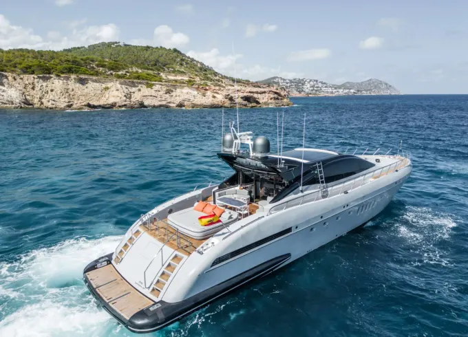 Extraordinary Ibiza Yacht Experience aboard Mangusta 92' Mega Yacht