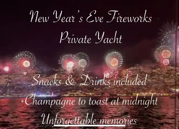 New Year's Eve Fireworks Boat Trip