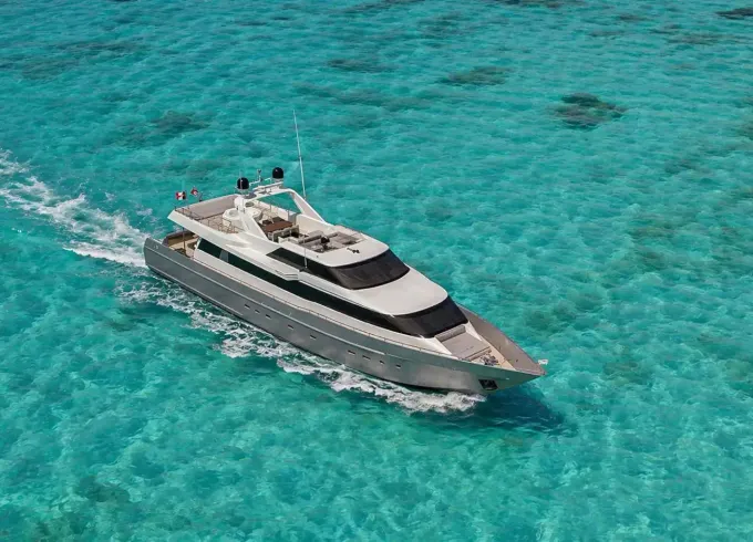 Heesen XO 115ft Luxury Yacht Charter in Cancún for up to 30 Guests