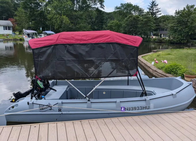 Whaly 435R Fishing Boat on Lake Hopatcong, NJ