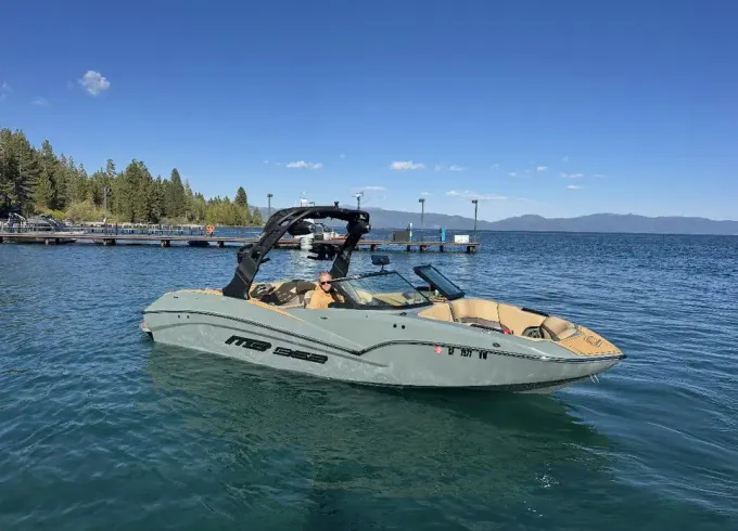 23ft Archambault Wakeboat - Tube/Surf/Wake with Captain Tanner in Lake Tahoe