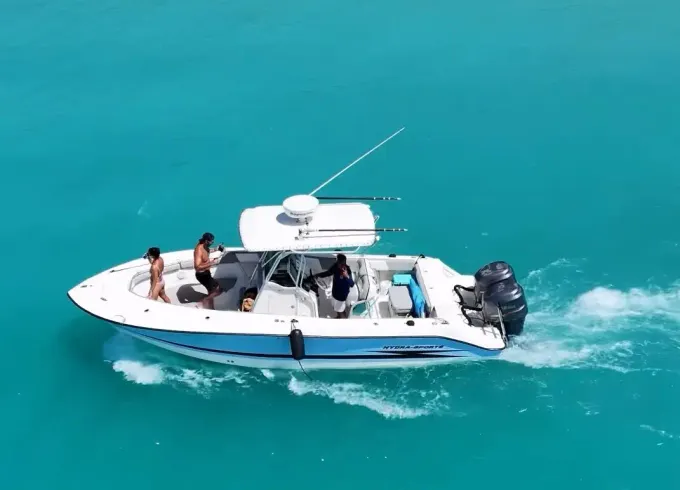 Private Charter Adventure to Palomino or Icacos, Fajardo PR - 26' Hydra Sports