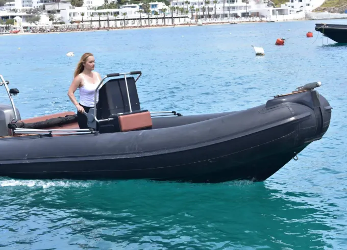 Rent Nautica Led Inflatable Boat in Ornos