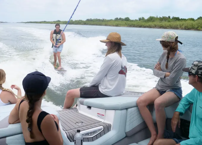 Watersports with Florida's Premier Wakeboat Experience - 23ft Nautique