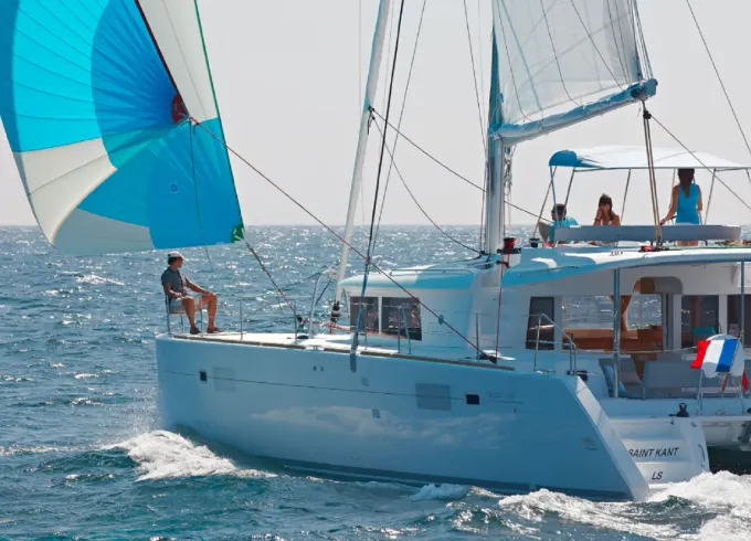 Agios Nikolaos-Weekly Crewed Charter Cruise with Lagoon 450F