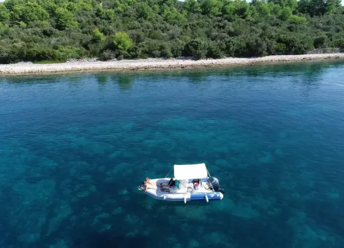17' RIB Zodiak for Rent in Sukošan, Zadar