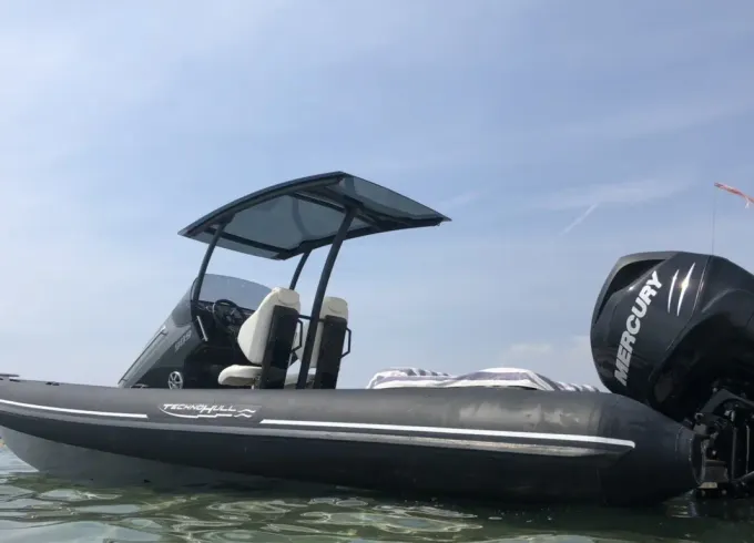 Techonull 909 RIB for 8 Person Available (Rent this boat only with Skipper) in Agios, Georgios