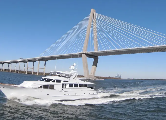 Luxury Broward Motor Yacht Charter in Charleston South, Carolina