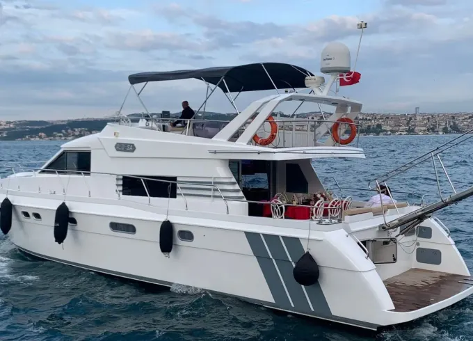 Charter the 65' Power Mega Yacht in İstanbul, Turkey!