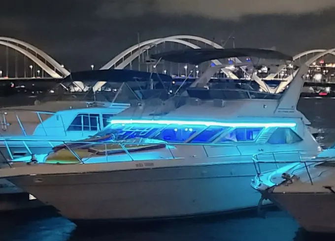440 Express Bridge Custom Yacht with Amenities for the comfort of 12 Guests