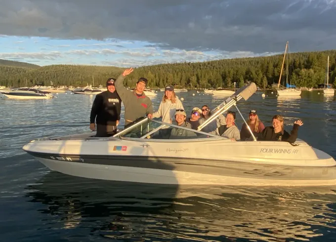 OPEN BOW BOAT + TUBE/WAKE/SKI in N LAKE TAHOE, TAHOE CITY