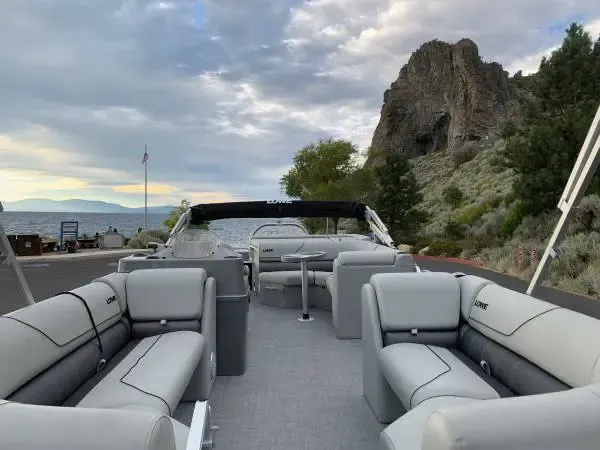 Lowe SS 230 Tritoon on Lake Tahoe