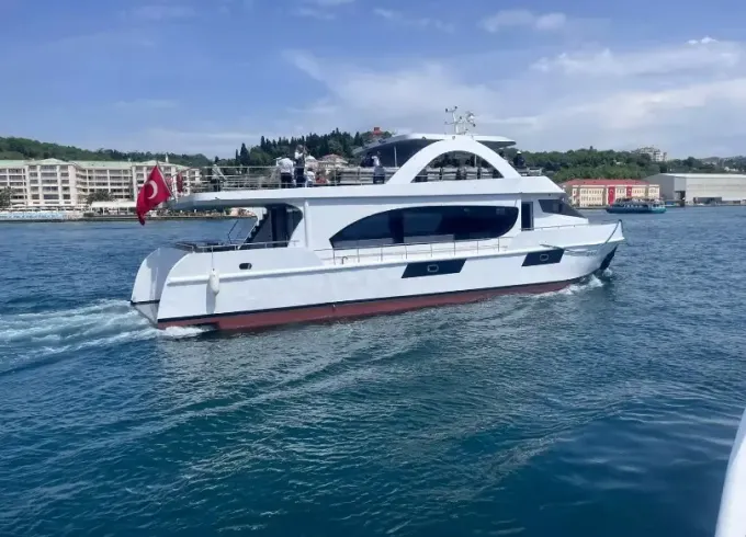65ft Luxury Catamaran Yacht Charter - Istanbul Bosphorus Cruises