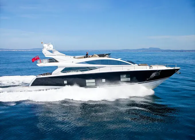 Pearl 67 Power Mega Yacht Crewed Charter in Port Calanova, Spain