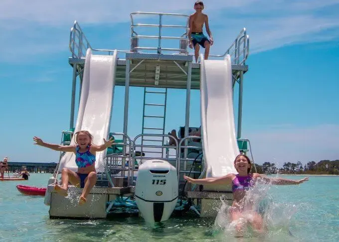 Half-Day & Full-Day Double-Decker Pontoon Boat Rentals Fort Walton Beach