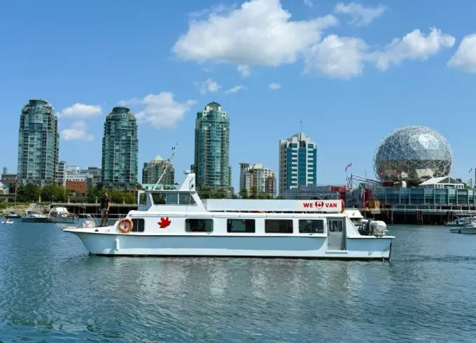 40 Passenger Double Decker Catamaran in Downtown Vancouver