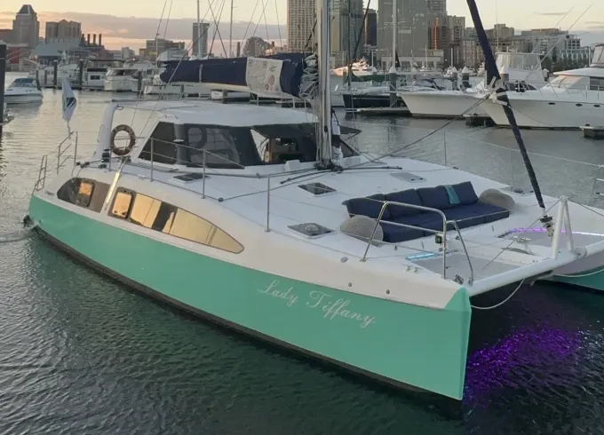 38ft Seawind 1160 Luxury Sailing Catamaran in Essex, Maryland for 12 Guests