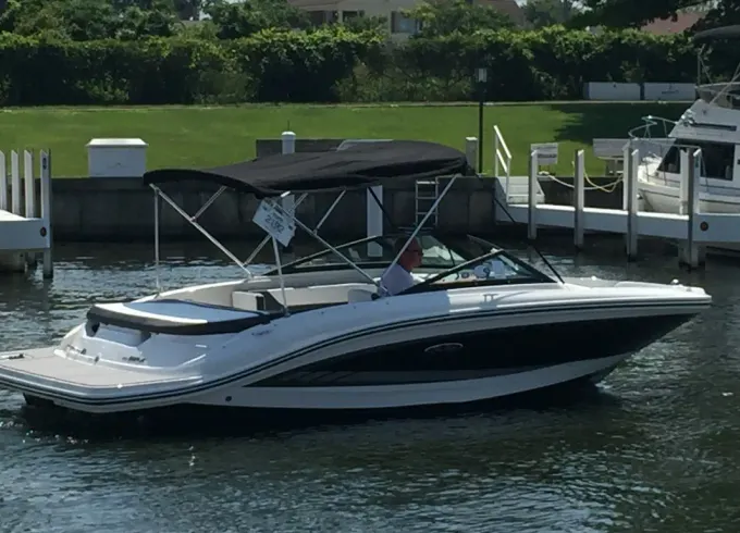 Tonka Boat Rentals~Boating on Demand~Passenger Limits: Captained=6-Bare boat=11
