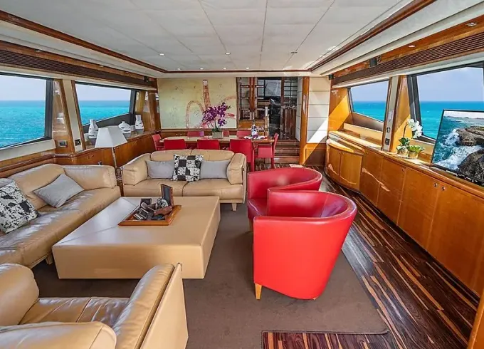 88' Ferretti Power Mega Yacht Charter in Miami Beach, Florida