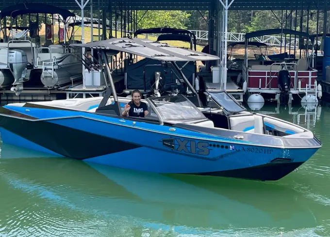 Axis T250 Surf and Wakeboard Boat on Lake Lanier with captain and boards!