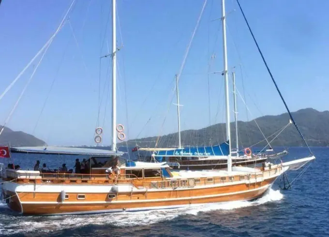 ES  YILMAZ  This Wonderful Deluxe Gulet Yacht is 29.m Long and for 18 People