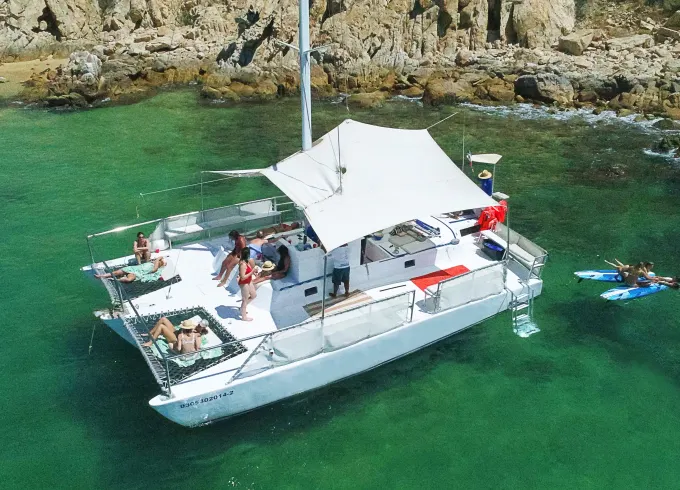 Bachelorette Party in Trimaran at Cabo San Lucas💃🏼🎉🎶🍾⛵️