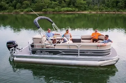 Pontoon boat Sun Tracker Deluxe 21 Party Coeur d'Alene Spokane