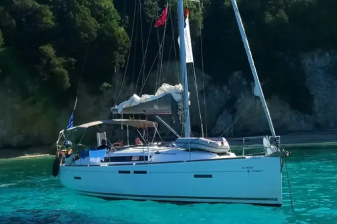 Jeanneau Sun Odyssey 409 ( 2015 / 8 pax ) comfort yacht from Kos to sail Aegean islands, Greece
