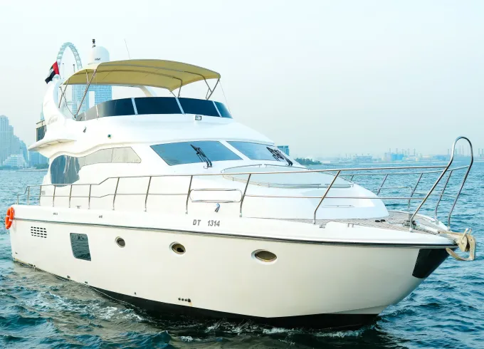 Experience Dubai on our 70ft Power Mega Yacht